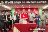COTAB tổ chức gặp mặt Ngày Doanh nhân Việt Nam và ra mắt Ban Tư vấn và hỗ trợ pháp lý