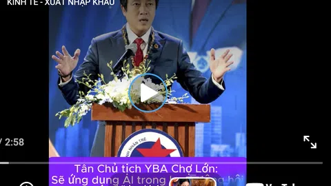 Tân Chủ tịch YBA Chợ Lớn: Sẽ ứng dụng AI trong hoạt động hội