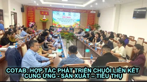 COTAB: Hợp tác phát triển chuỗi liên kết cung ứng - sản xuất – tiêu thụ