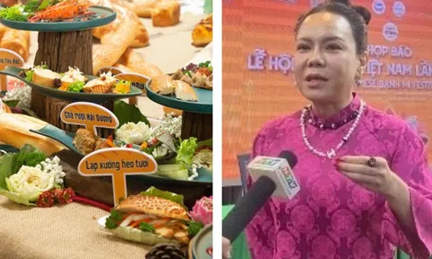 Nghệ sĩ Việt Hương quảng bá cho lễ hội bánh mì lần 4