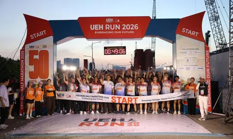 Giải chạy UEH Run Half Marathon 2026 thu hút hơn 4000 runner