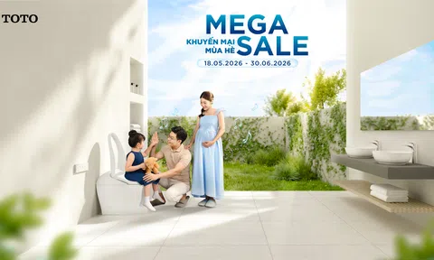 Siêu ưu đãi mùa hè cùng TOTO Việt Nam “Tô điểm tiện nghi, Tô màu cuộc sống” trọn vẹn hơn