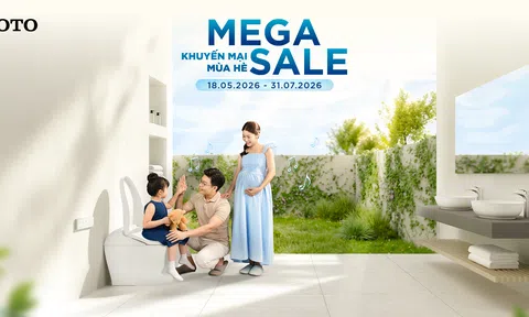Siêu ưu đãi mùa hè cùng TOTO Việt Nam “Tô điểm tiện nghi, Tô màu cuộc sống” trọn vẹn hơn
