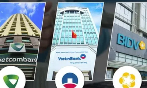 Khối ngoại đang nắm giữ bao nhiêu cổ phần tại 3 "ông lớn" ngân hàng Vietcombank, Vietinbank, BIDV?