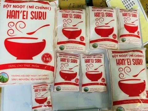 Tạm đình chỉ hai nhãn hiệu bột ngọt KJMOTO và HAN'EI SURU