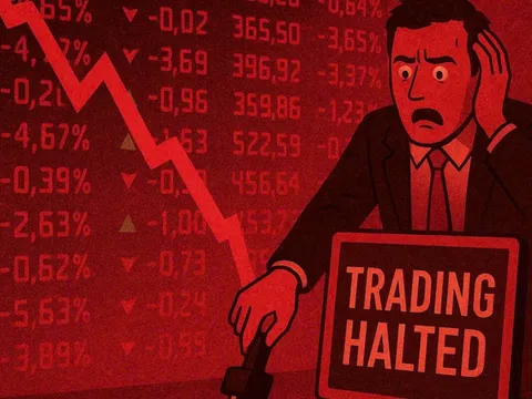 Chứng khoán Việt lại rơi mạnh