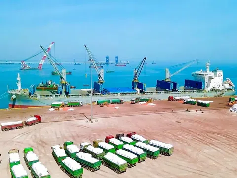 Bến cảng 1.000 tỷ tại Hà Tĩnh chính thức vận hành, mở hàng đã đón tàu 40.000 tấn