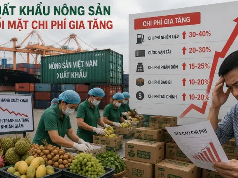 Xuất khẩu nông lâm thủy sản đối mặt chi phí gia tăng