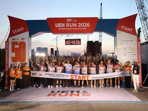 Giải chạy UEH Run Half Marathon 2026 thu hút hơn 4000 runner